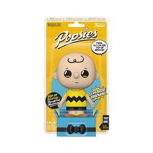 Funko Popsies Peanuts Charlie Brown pop up message, NWP